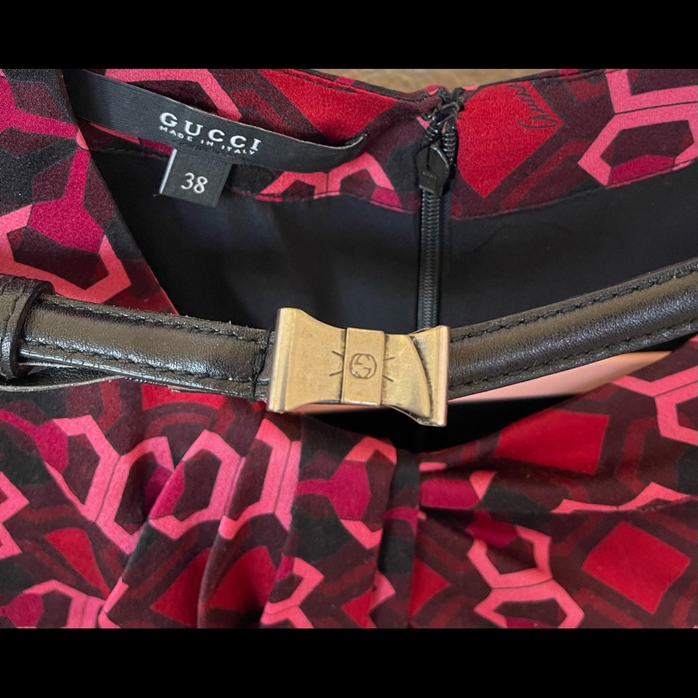 Gucci Silk Horsebit dress